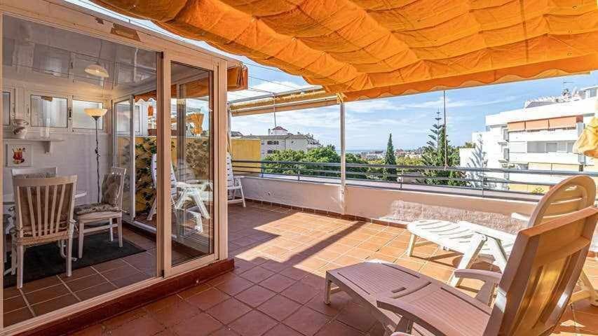 797 Holiday Rentals - Piso Para 4 Con Amplia Terraza Al Jardin Y Al Mar Benalmádena Buitenkant foto